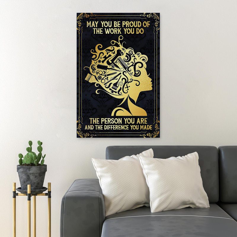 «Value N'applique pas», impression sur toile tendue, H 20 po x l 16 po x P 2 po