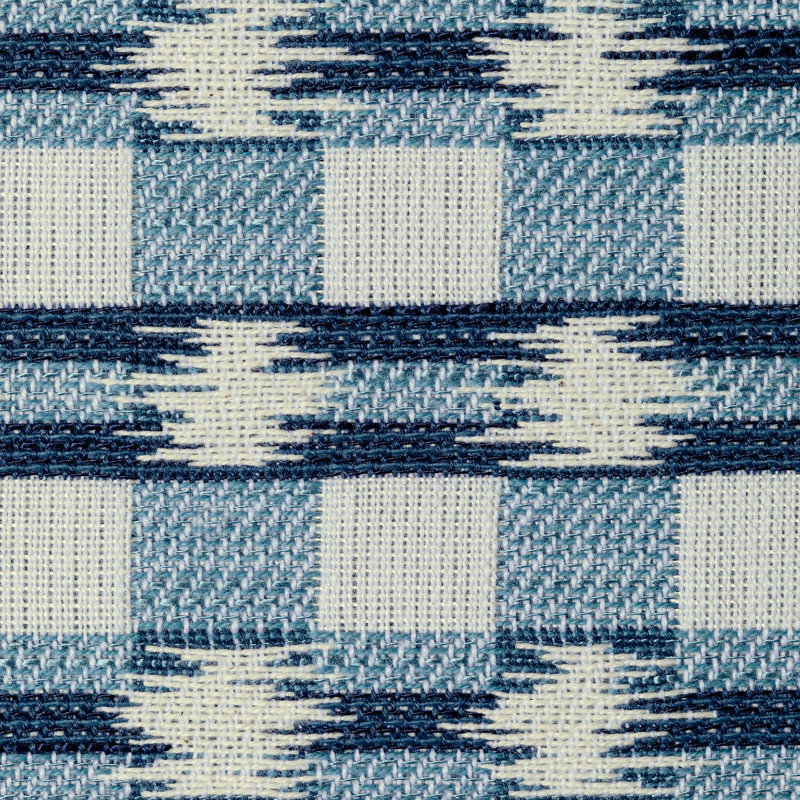 Granville Weaves Fabric, Blue/White