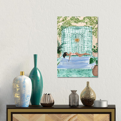 Poolside Siesta by Sabina Fenn - Gallery-Wrapped Canvas Giclée on Canvas
