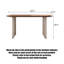 Bureau en bois massif crème rétro-1761011496
