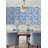 Fancy Cats Blue Peel and Stick Wallpaper-124426165