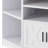 Drake Corner TV Stand with Power Outlet and Media Storage for TVs up to 55" For Living Room-910641129