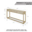 Console en bois massif 63 po Oluwatobiloba-558313188