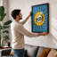 Comic Explosion Burst Retro - Framed Print-1499272211-1499272209