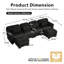 Canapé d'angle modulaire Cloud Couch avec accoudoirs amovibles et coussins lombaires-1006121286-1006121288-1006121291