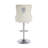 Set of 4 Swivel Adjustable Height Bar Stool With Chorme Base-119044953