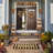 Welcome Awning Stripe Entrance Mat