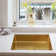 OUKANING Stainless Steel Rectangular Bathroom Sink with Overflow
