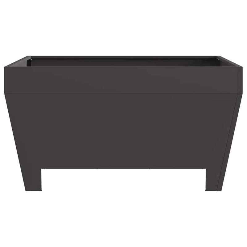Deck Fire Pit, 43cm H x 80cm W x 80cm D, Black