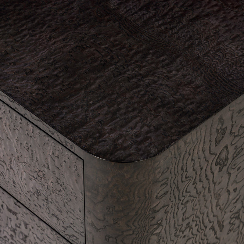 Stenson 3 Drawer Nightstand-Dark Tamo Ash Veneer