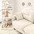 Wilroy Two Seat L-Shaped Couch With Ottoman,Soft Chenille Fabric,Quilted Pleated Design High-Density Foam,Fits Bedrooms Living Rooms Reading Nooks-1966758281-1966758286