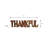 Handcrafted Wooden THANKFUL Word Sculpture for Living Room Shelf, Mantle & Christmas Decor – Mother’s Day Gift for Mom