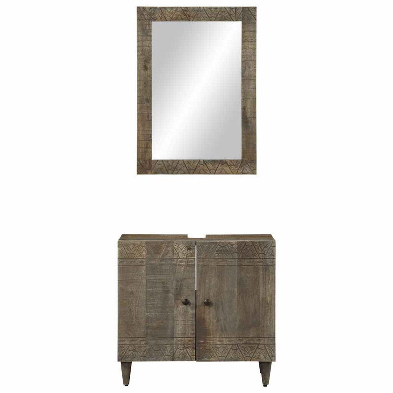 Vanity & Mirror Set