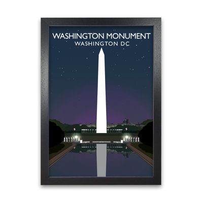 Washington Monument At Night by Richard O'Neill - Single Picture Frame Print