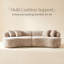 Canapé modulaire courbé 114 po 114 po, ensemble à compression 2 pièces, aucun assemblage requis, canapé moelleux moderne avec 4 coussins pour le salon, 3 couleurs en option-126663178