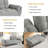 Layanie Full / Double 75.39'' Inch Futon Sofa Bed-Convertible Couch Loveseat Sleeper For Living Room, Bedroom, Studio, Apartment, Dorm, Home Office-1577758416