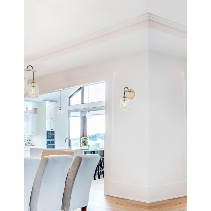 Azaylee Solid Brass Armed Sconce