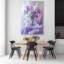 Gentle Purple White Iris Canvas Print - Urban Studio-20347907