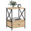 Cinar 50cm W Iron Bedside Table-306003871