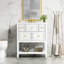 Meuble-lavabo avec lavabo en céramique 30 po Trayshawn-975182582