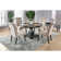 Ausencio 4 - Person Pedestal Dining Set