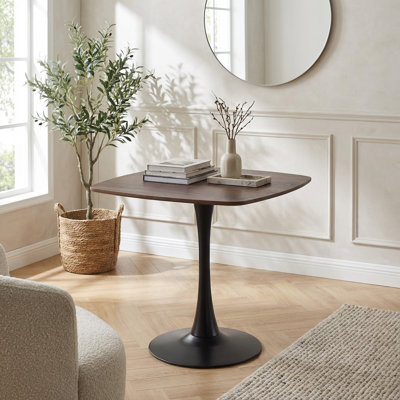 Stylish Modern Dining Table with Pedestal Base