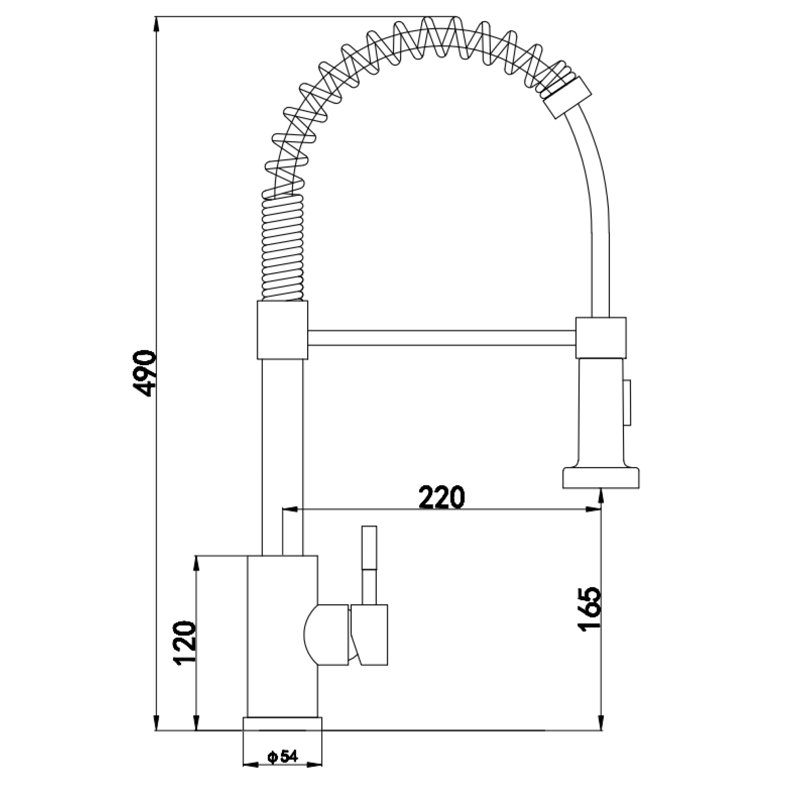 Versatile Dual-spray Stainless Steel Kitchen Faucet For Farmhouse And Rv Use