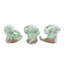 Ensemble de 3 figurines Oswaldo Green Monkeys Celadon