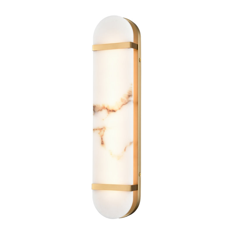 Jasper 24" LED Vanity, Brass/Brown