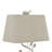 22" Whitewashresin Table Lamp With Birds And Rectangle Linen Shade-915767773-915767775
