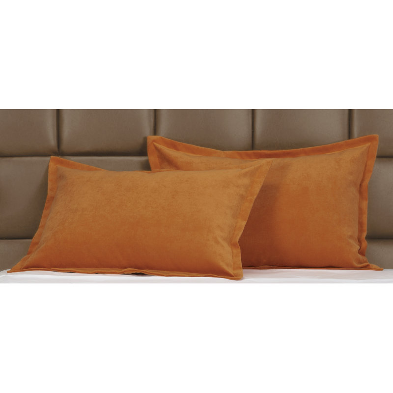 Polyester Channel Duvet Cover & Insert, Queen Duvet Cover + 2 Shams, Orange