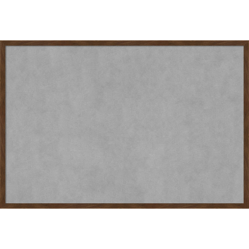 Tableau magnétique à cadre étroit Carlisle Brown, H 25 po x l 37 po