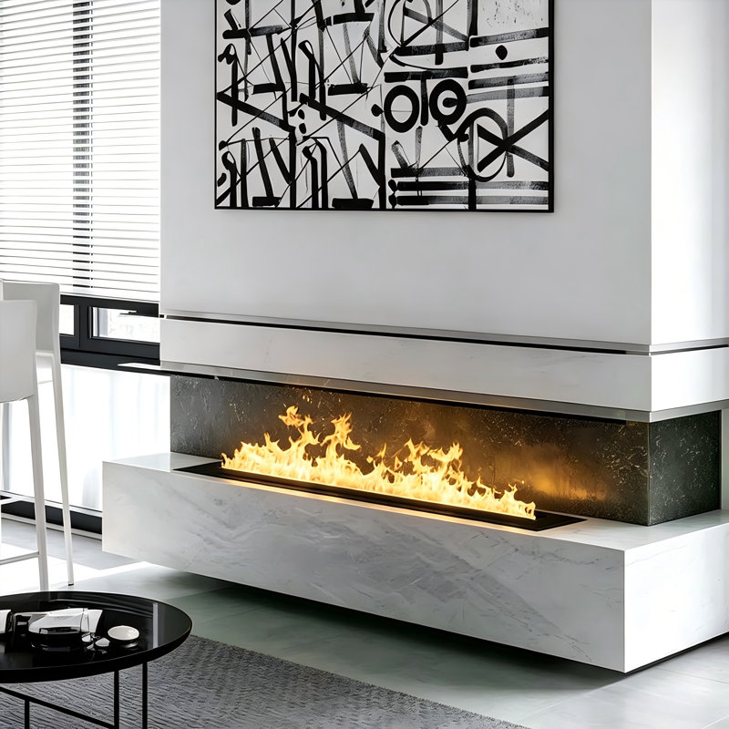 Humidificateur électrique pour foyer 39,37 po, H 6,3 po x l 39,37 po x P 9,45 po