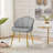Velvet Accent Chair Vanity Makeup Chairs-1637939233