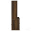Dark Pine 3-piece Wall Unit Bookcase Set with USB