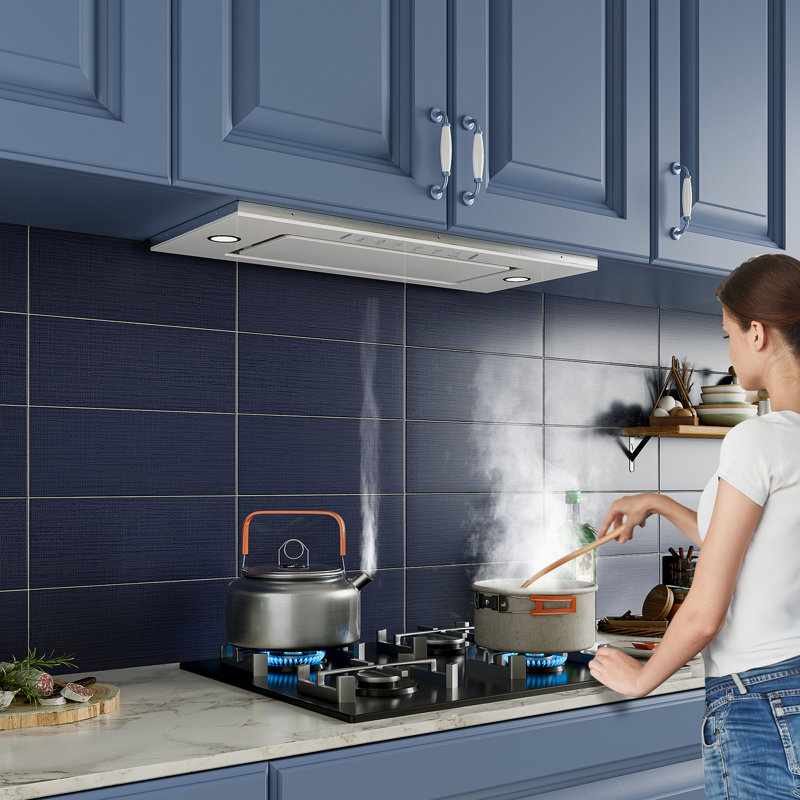 Hotte de cuisine convertible 36 pouces 500 CFM, Acier Inoxydable