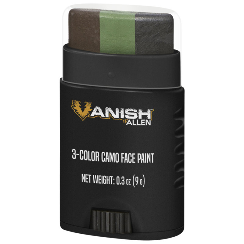 Bâton de peinture camouflage Vagan, 3 couleurs, brun, olive et noir
