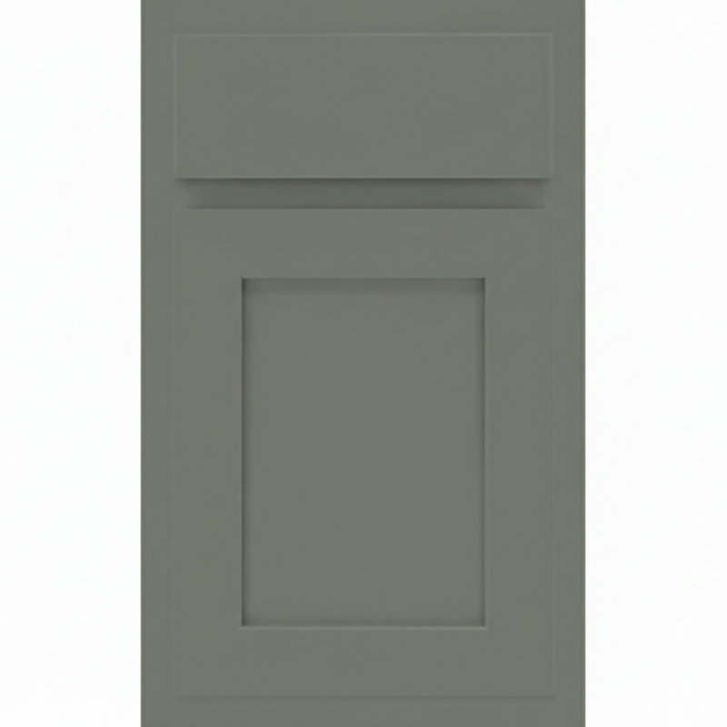 Dwelling Foundations Claredon Door Sample, Sage, Painted Hardwood