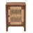 Marlyss Manufactured Wood and Bayur Wood Nightstand