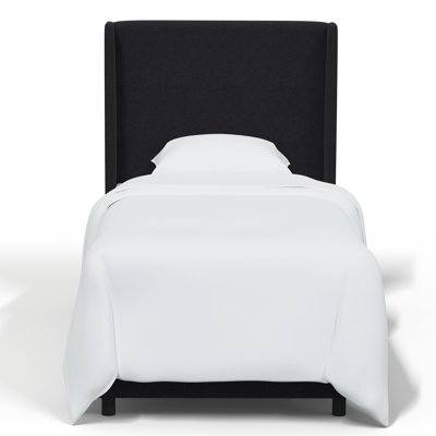 Tilly Linen Upholstered Wingback Bed