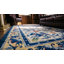 Tapis luxueux en soie ivoire