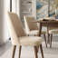 Chaise parsons rembourrée en velours Ackley-1125912045