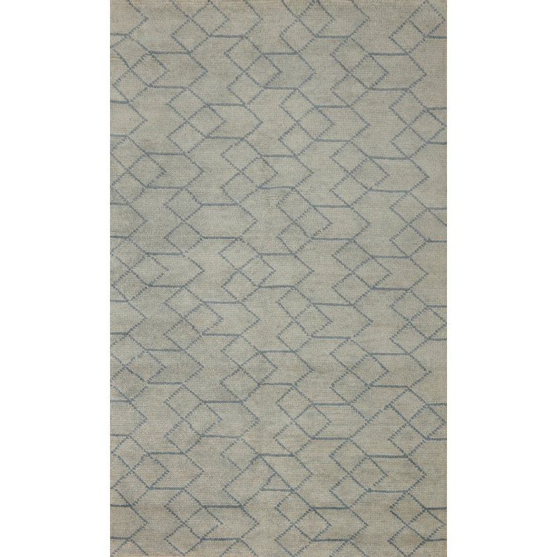 Tapis géométrique indien 5 x 8