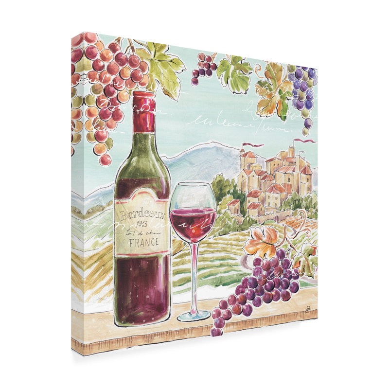 Wine Country Still Life Canvas Art, 14" x 14"