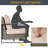 3-Person Outdoor Sofa with Cushions, All-Weather Wicker Frame, Modern Patio Seating Sofa-1300933506