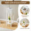 25cm W Manufactured Wood Bedside Table-606415335