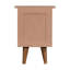 35cm W Solid Wood Bedside Table