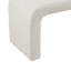 Banc Boucle crème l 42 po