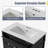 30" Single Bathroom Vanity with Ceramic Sink with Door 2 Drawers-1761108709