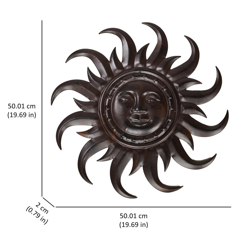 Plaque de jardin en métal Nailwell, H 0,79 po x l 19,69 x P 19,69 po